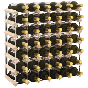 Étagère À Vin Range Bouteille Casier À Vin Porte-bouteille 24 Bouteilles  Support 20_ à Prix Carrefour