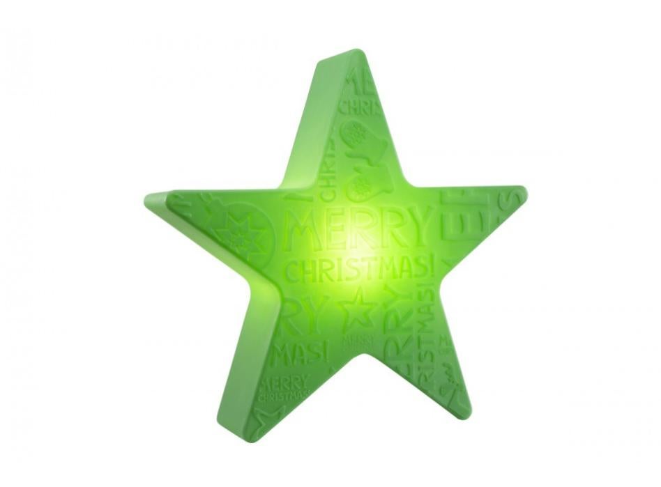 Stella Luminosa 'merry Christmas' Diametro 60 (green) Leroy Merlin