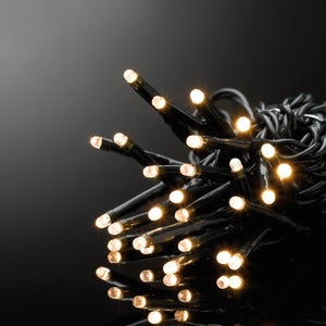 GABRIELLE Guirlande Noël Extérieur, 300 LED 33M Blanc Chaud Lumières de Noël  Intérieur Prise 8 Modes