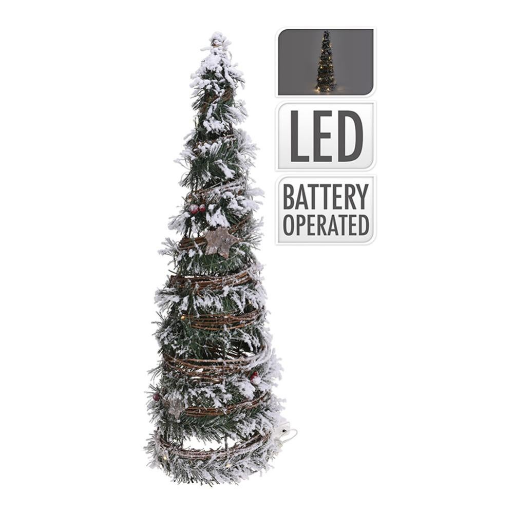 Sapin De Noel En Rotin Avec 30 Leds 60cm Leroy Merlin