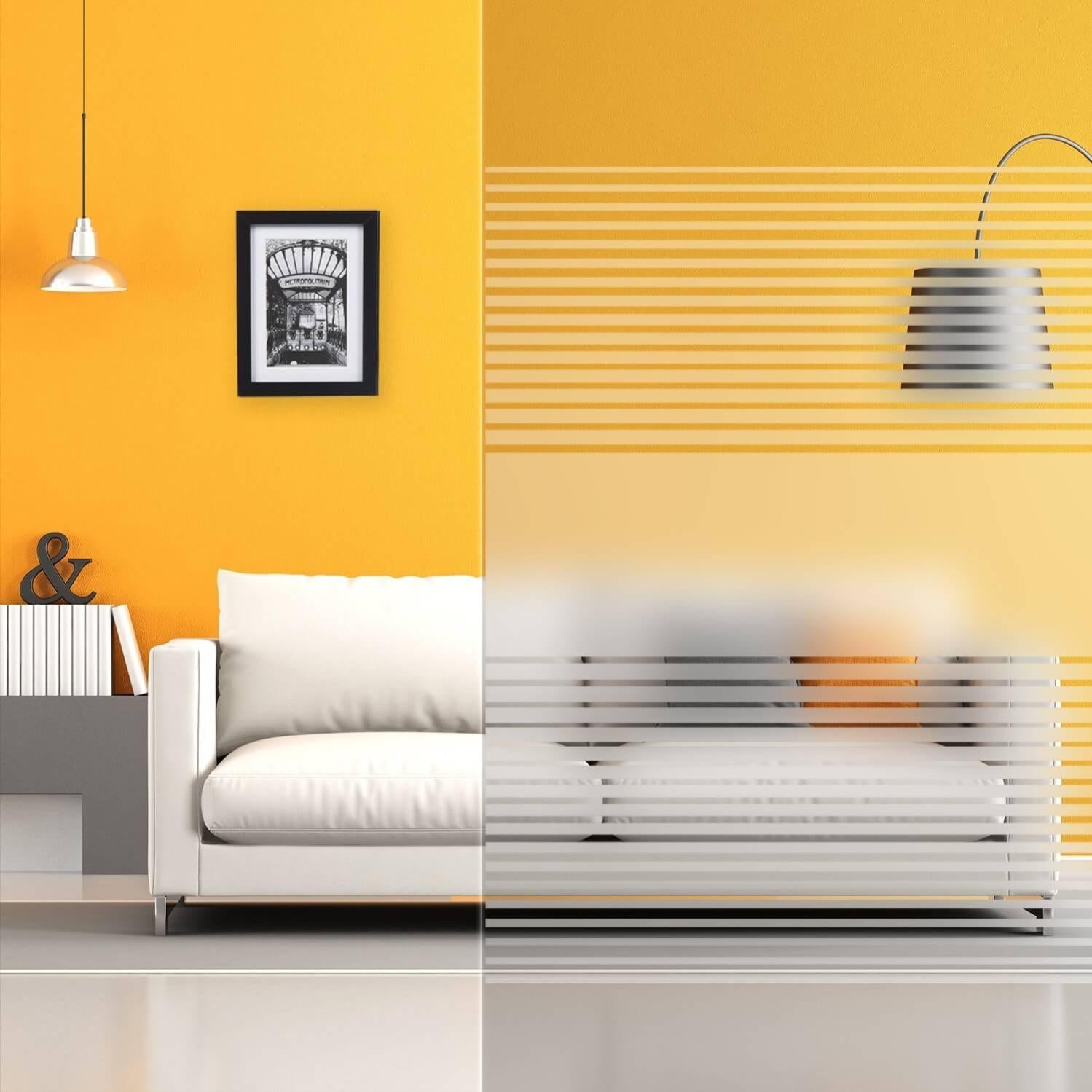 INDIGOS Pellicola Decorativa Per Vetri “Oceano” – Effetto Satinato Opaco, 50x50 Cm, Autoadesiva Per Finestre E Uffici – Qualità ORACAL