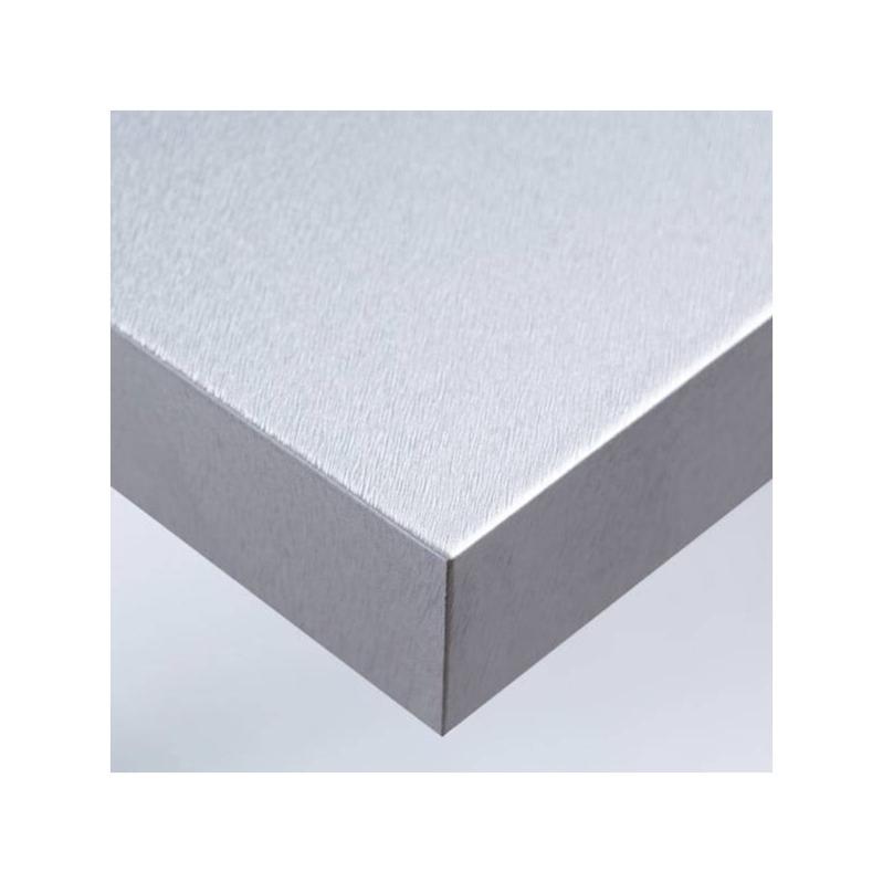 Pellicola Adesiva Alluminio Spazzolato - Carta Da Parati Vinile Autoadesiva 60x900cm, Per Mobili E Pareti - Foto 8