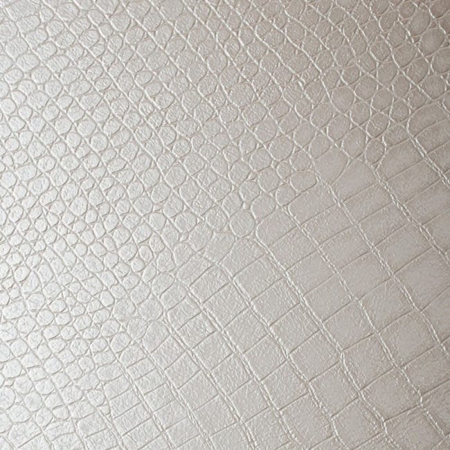 Dimexact Pellicola Adesiva Decorativa per Mobili e Pareti, Pelle di  Coccodrillo Bianco, Larghezza 1,22 m, in Rotolo