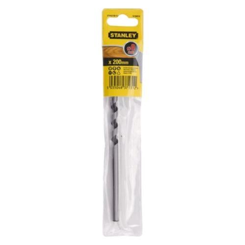 QWORK Punta A Trivella Per Legno – 12 Mm X 400 Mm, Gambo Esagonale 9.5 Mm, In Acciaio Legato, Per Fori Profondi E Taglio Chiodi
