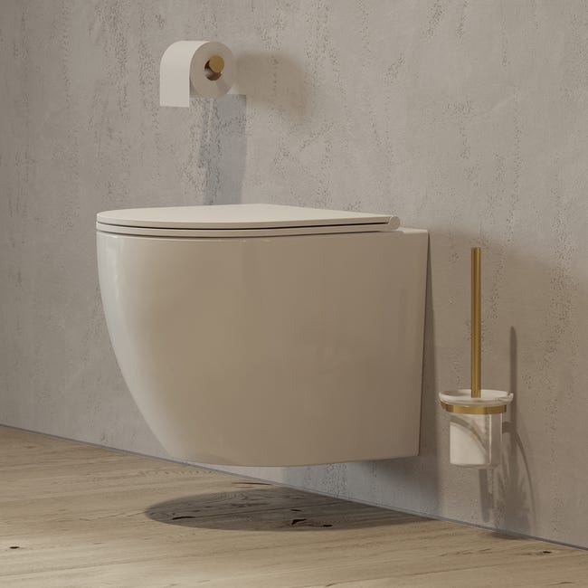 Porte-rouleau de papier toilette en corian design Made in Italy