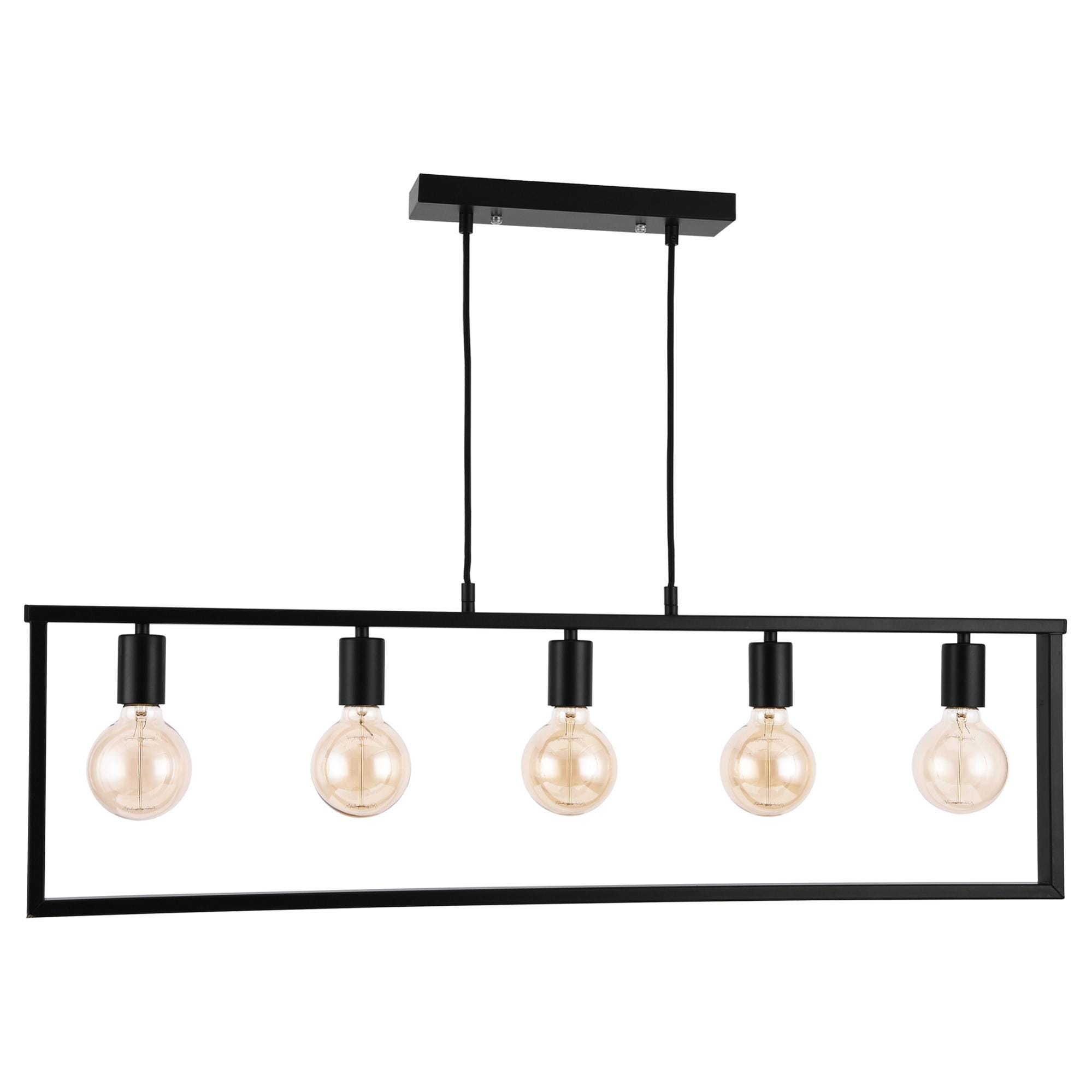 Pendolo Per Soggiorno Cucina Lampadario A Sospensione Con Filo MIROS 7xE27/60W/230V Nero/rame Lampadario Sospensione Pendolo Per Soggiorno Cucina Lampadario A Sospensione Con Filo MIROS 7xE27/60W/230V Nero/rame Lampadario Sospensione