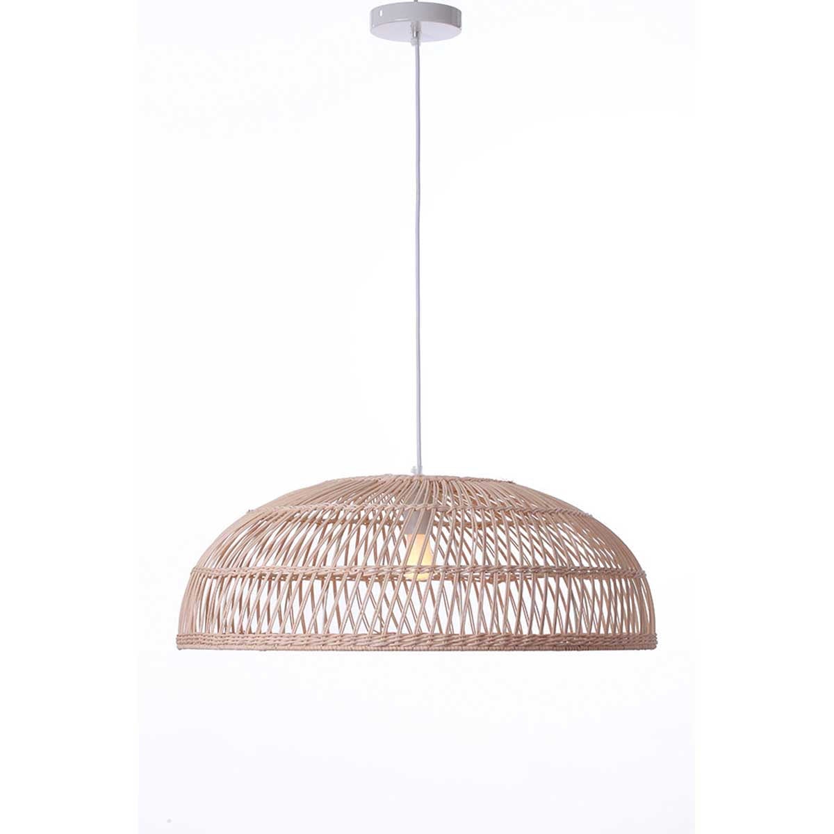 Suspension Intérieur LUCIA NATURAL Beige Rotin D60CM | Leroy Merlin