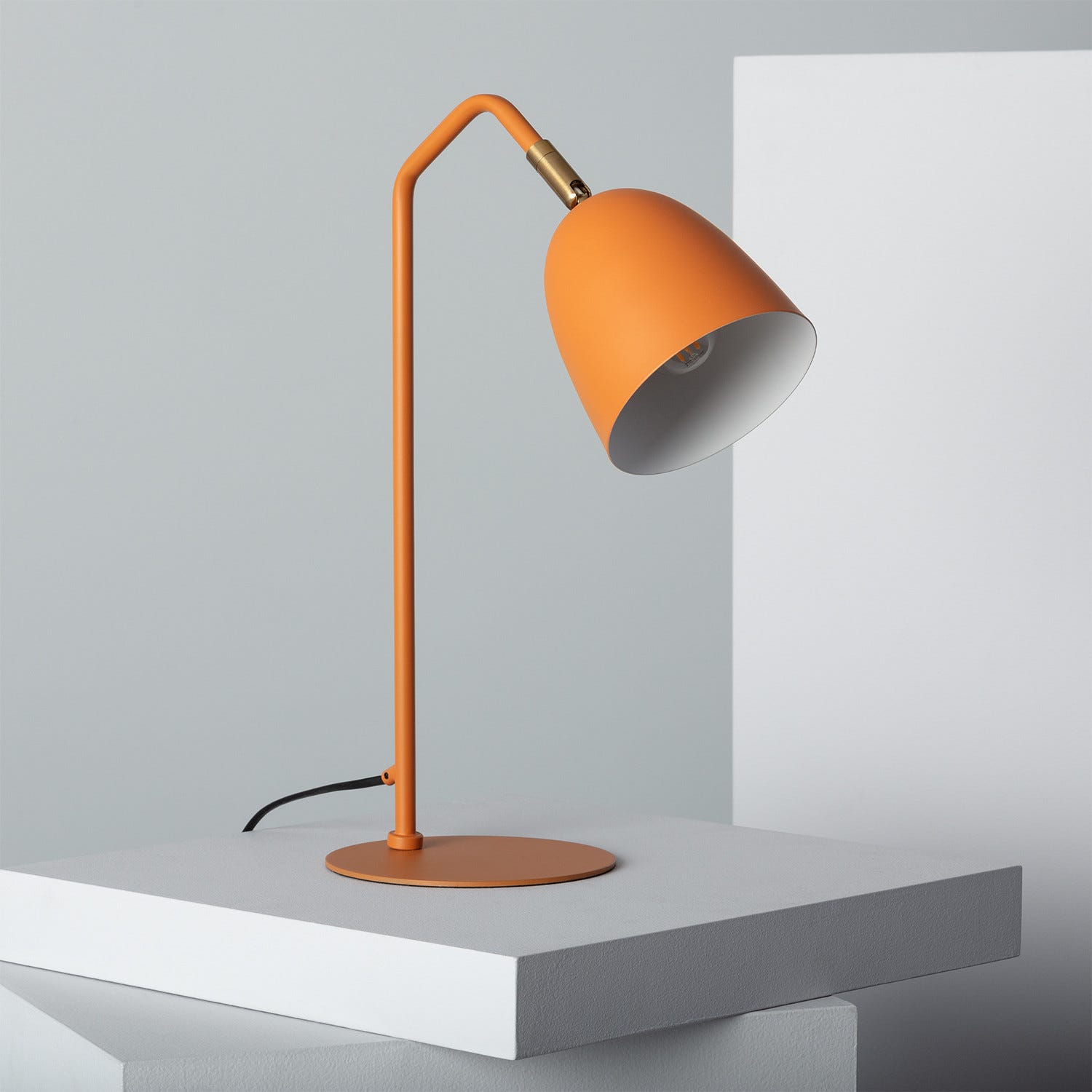 Lampe de Bureau Flex Métal Areso Orange Safran