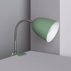 Lampe Pince En Silicone Vert Jade - Lampe à poser BUT