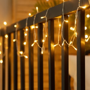 CEMONJARDIN Guirlande lumineuse solaire 20 ampoules LED en corde