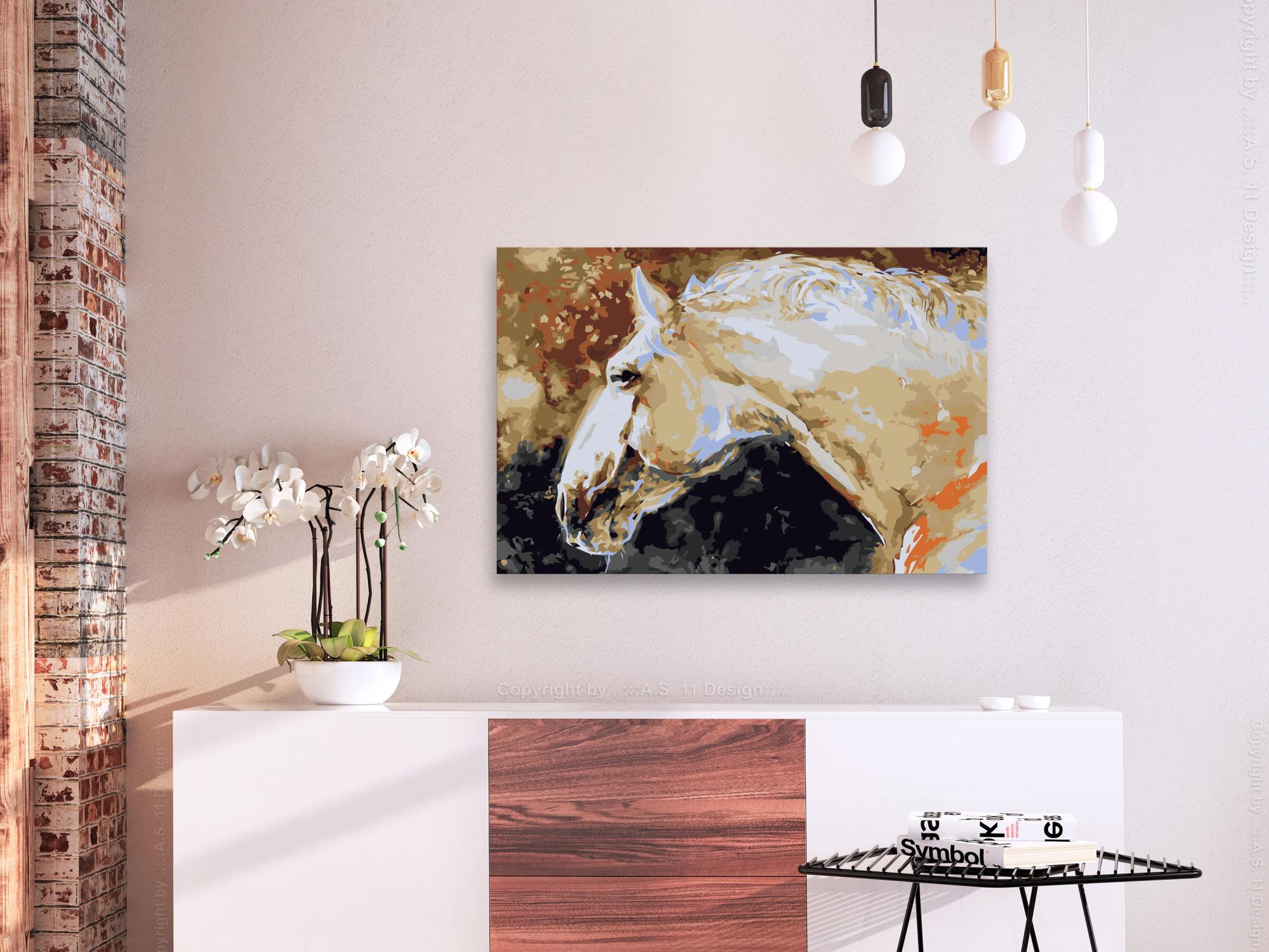 Quadro Fai Da Te Con Muschio Stabilizzato – Kit Completo Con Telaio In Legno Bianco 100x35 Cm – Scegli La Varietà Di Muschio