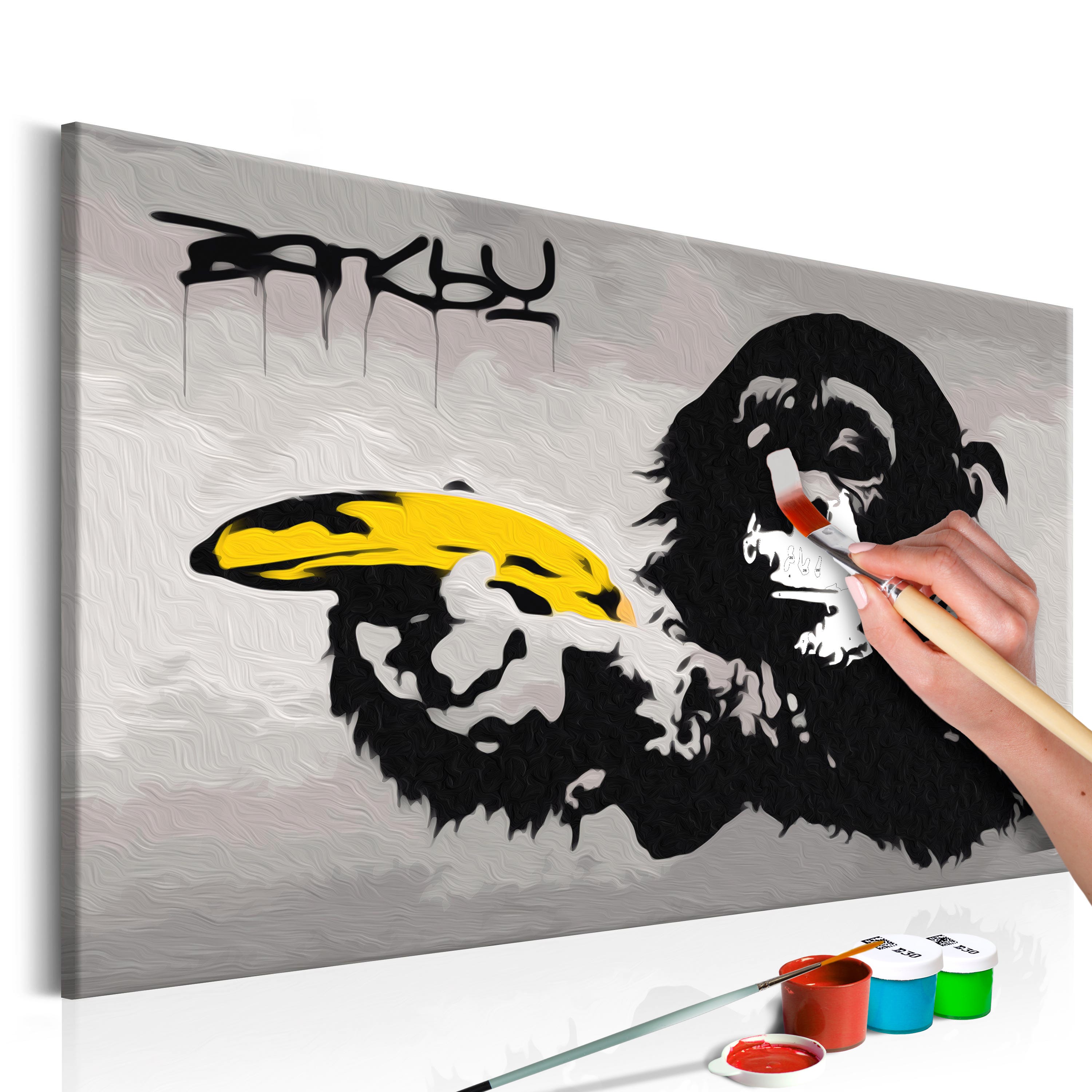 Tableau déco Collage Banksy, Je commande !