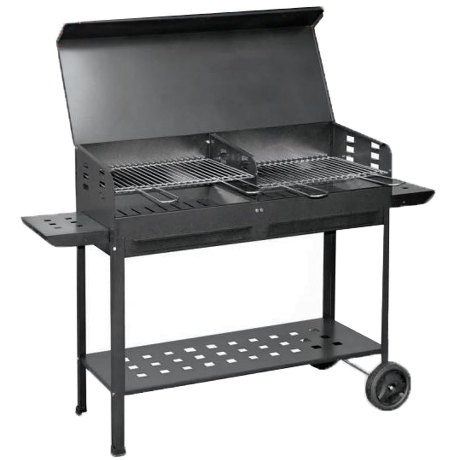 Griglia BBQ portatile a carbone con termostato, facile da pulire