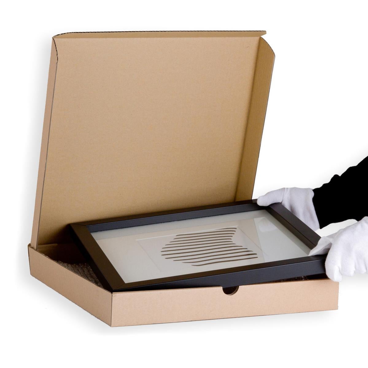 Lot de 10 Boîtes postale extra-plate format 400x400x50mm - 2
