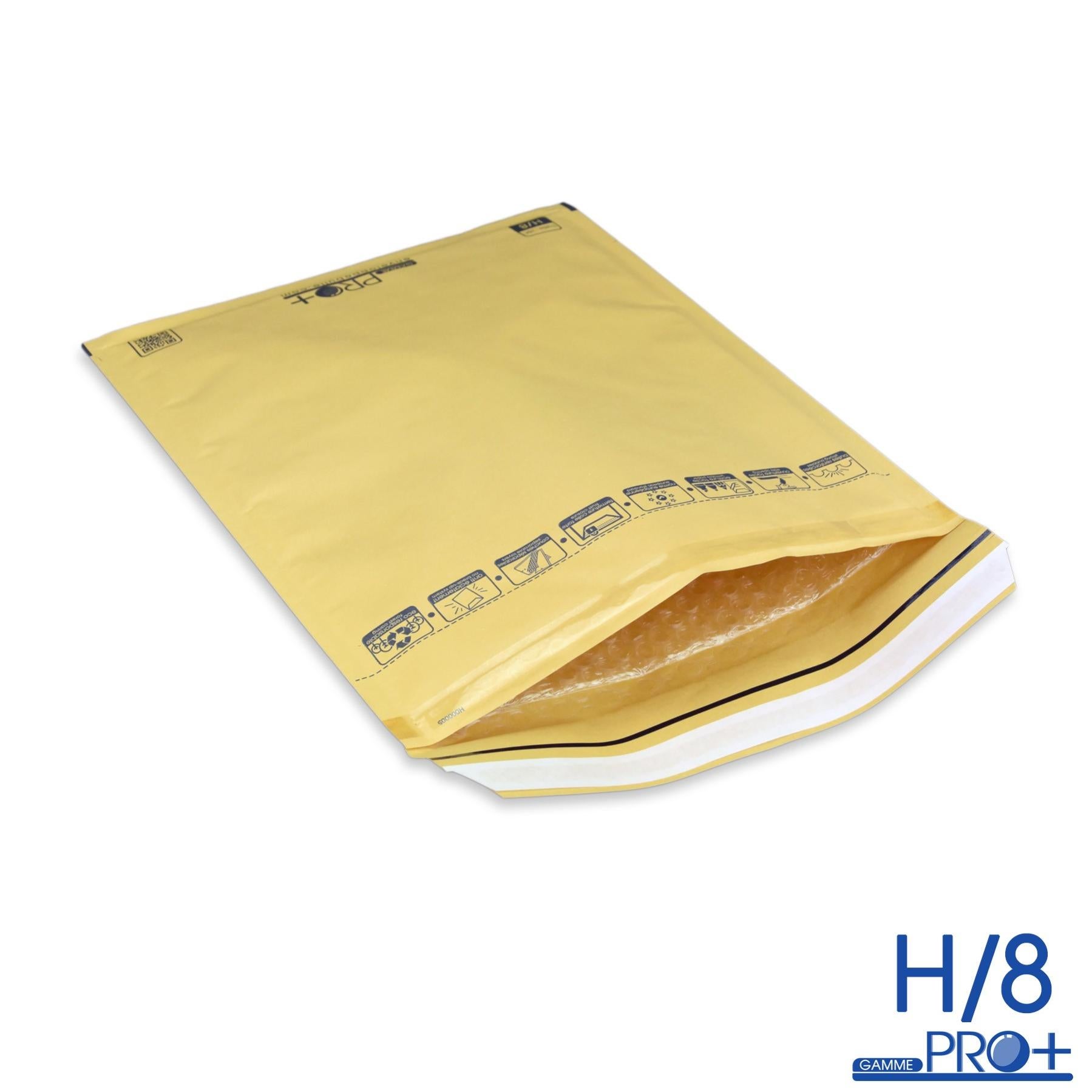 5 Enveloppes à Bulles Marron PRO Taille D/4 - 170x265mm Format Utile, Protection Renforcée Pour Envois Colis