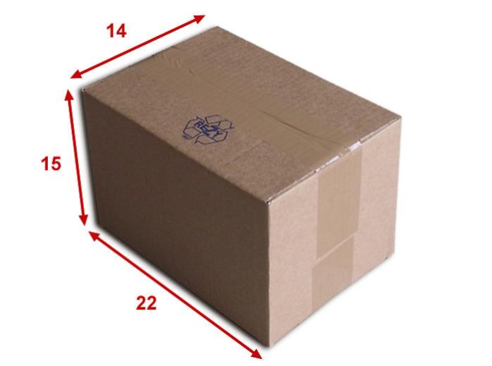 Lot de 10 Boîtes carton (N°16) format 220x150x140 mm - 2
