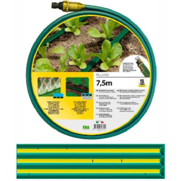 FITT PLUVIO 15 m Tuyau d’arrosage plat perforé à trois voies pour l