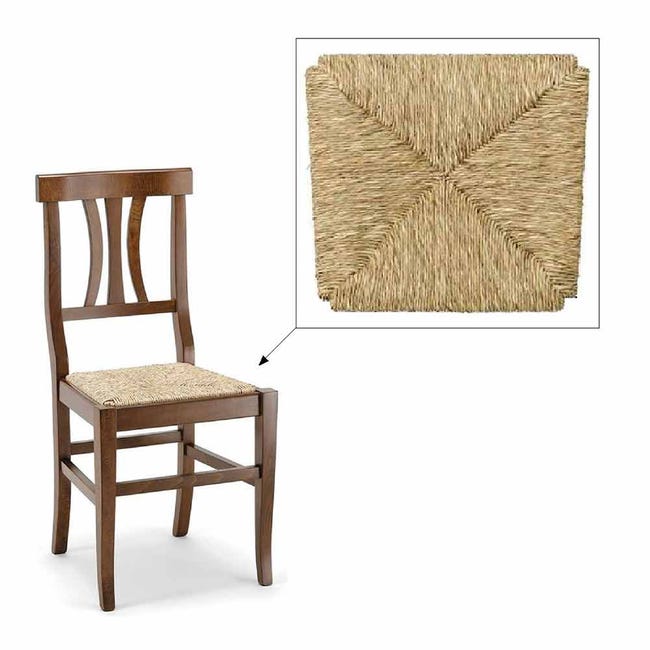 Rechange pour assise en bois massif brut peindre chaise venezia