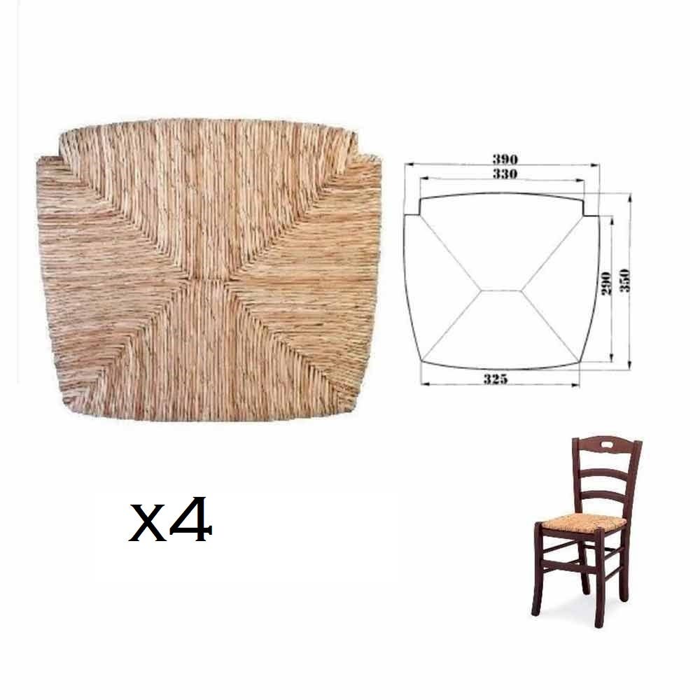 Ricambio per sedia modello Venezia in paglia di riso X4 pezzi
