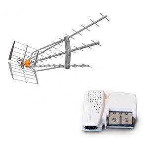 Televes 52020 63 cm Antenne Weiß
