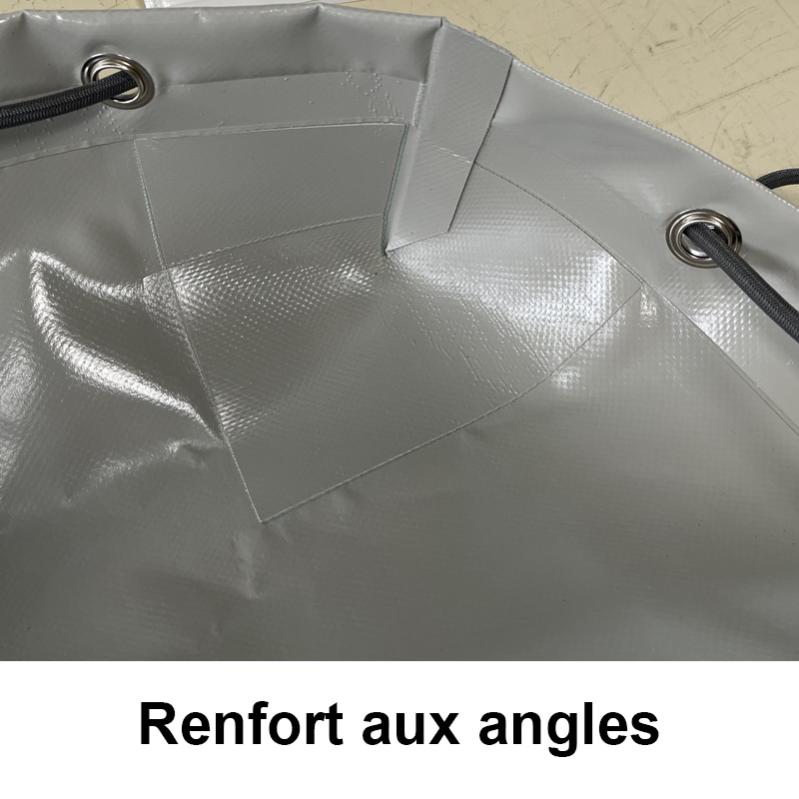 Bâche Remorque Erdé Classic 192x122cm - PVC 640g/m², Fabrication Française