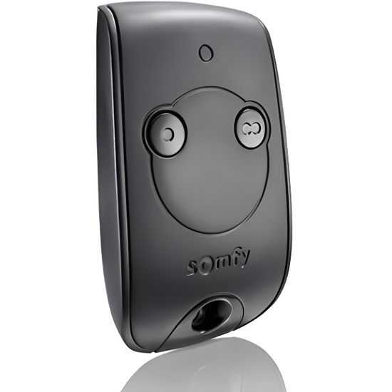 Somfy 1841026 - Télécommande Keytis RTS 2 canaux  Pour contrôler 2 moteurs  RTS de portails et portes de garage : : Bricolage