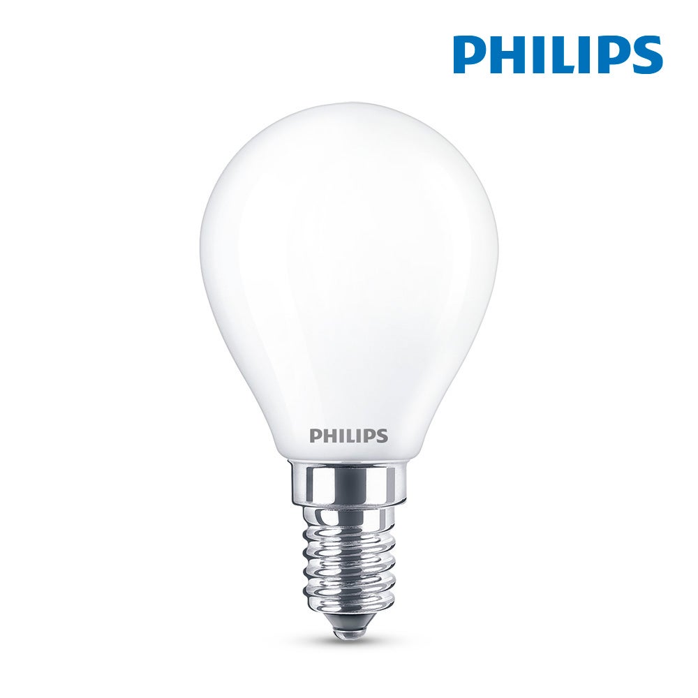 Lampadina Led Sferica E14 4,3W 470Lm 6500k Luce Fredda PHILIPS 763572 ...