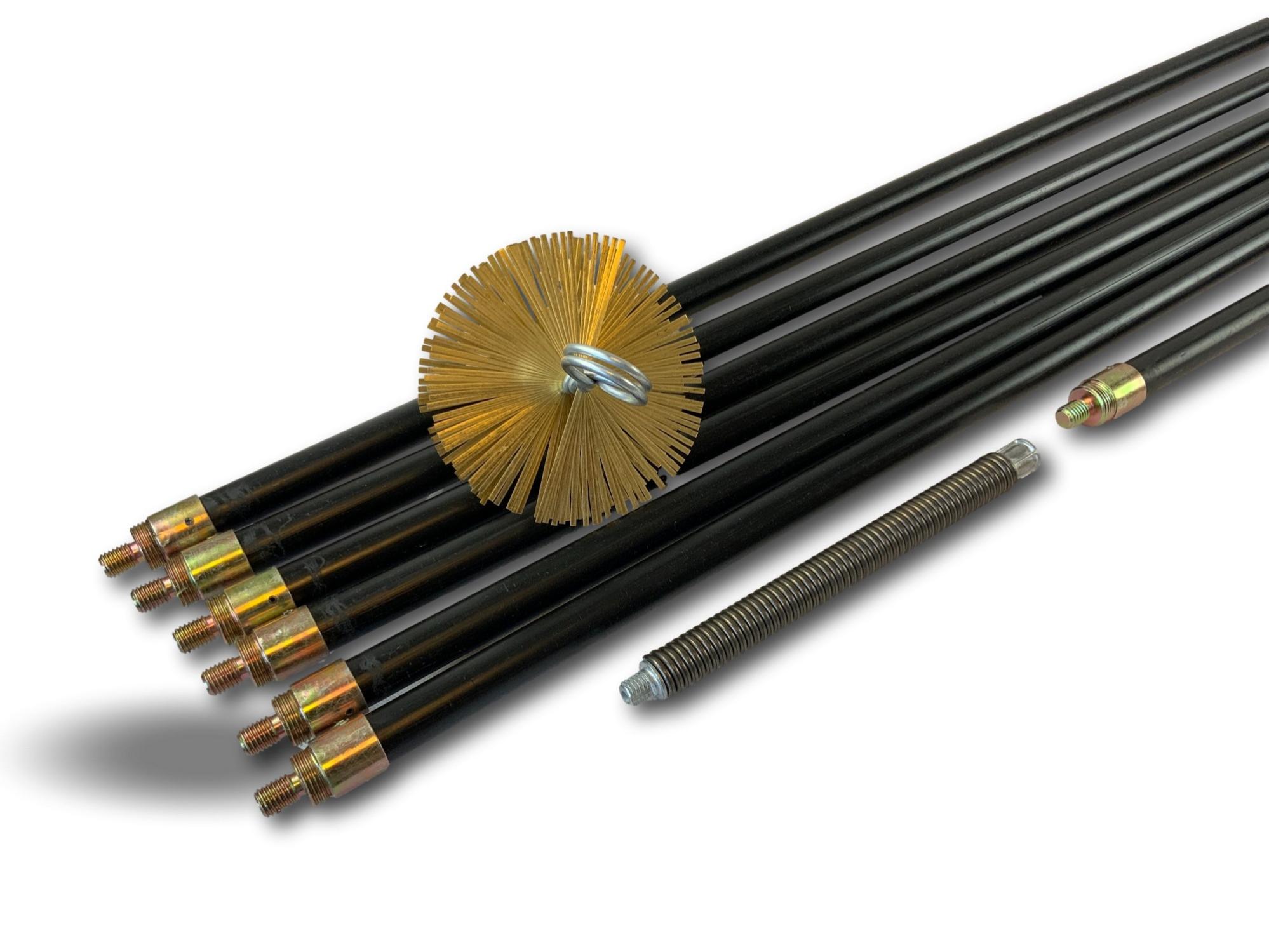 Kit ramonage hyper pro conduit non gainé | Hérisson acier | Ø 125 mm ...