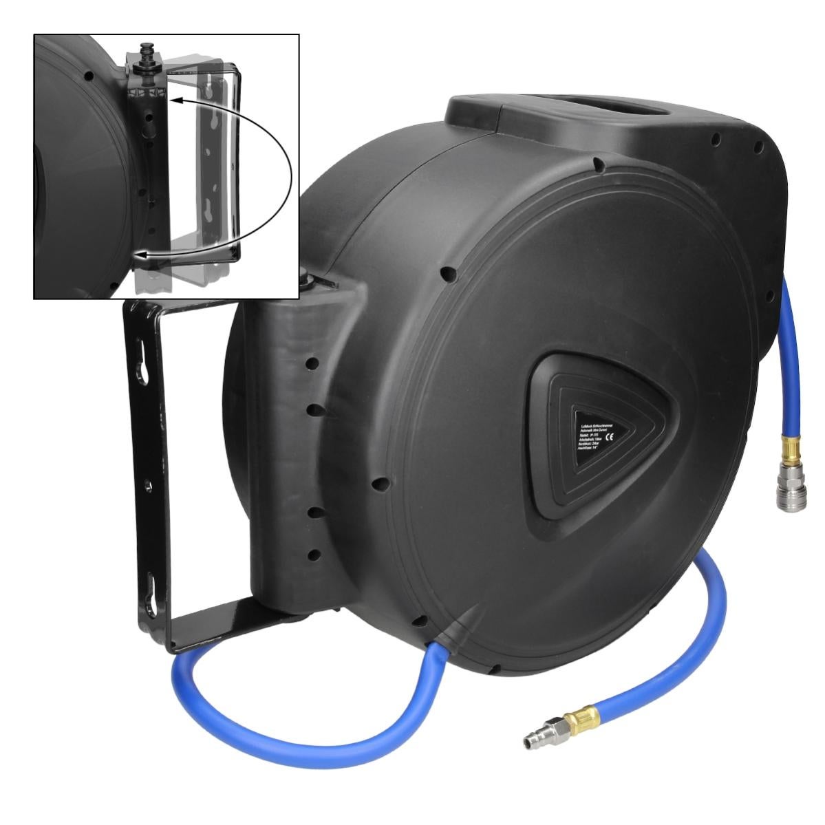 Arrotolatore Avvolgitubo Tubo Per Aria Compressa 54 Bar 0.4 Tubo Lungo Da 30m | IT