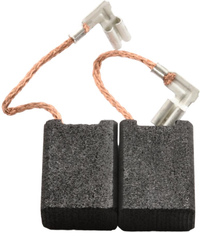 Balais Charbon Pour Metabo FMS 200 INTEC - Dimensions 6x8x12 Mm - Paire Complète Avec Câbles, Ressorts Et Connecteurs - 3