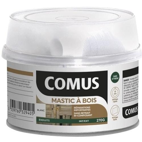 mastic bois b d chene 270 gr comus leroy merlin