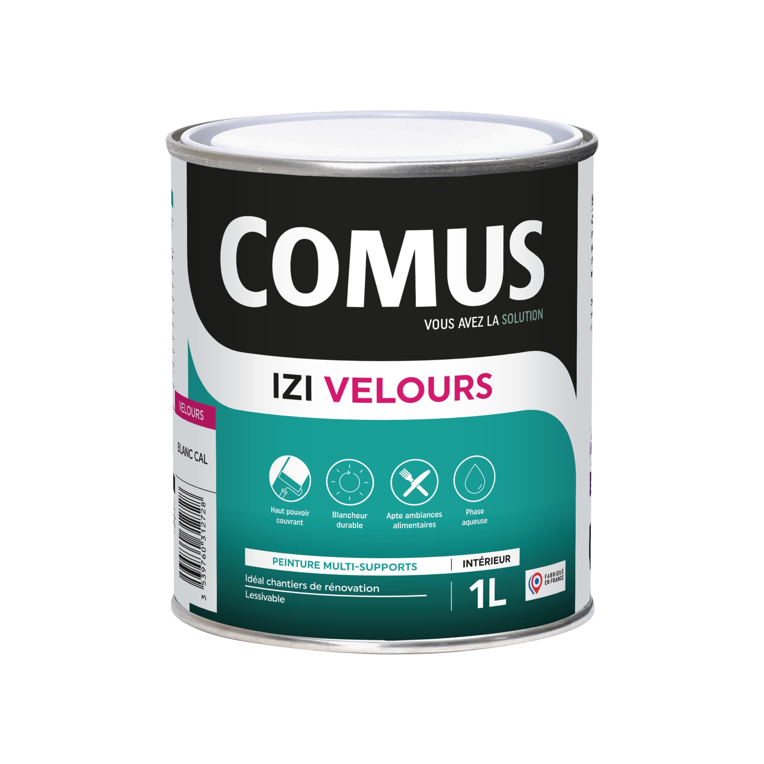 IZI'VELOURS 1L - Peinture Acrylique D'aspect Velours En Phase Aqueuse ...