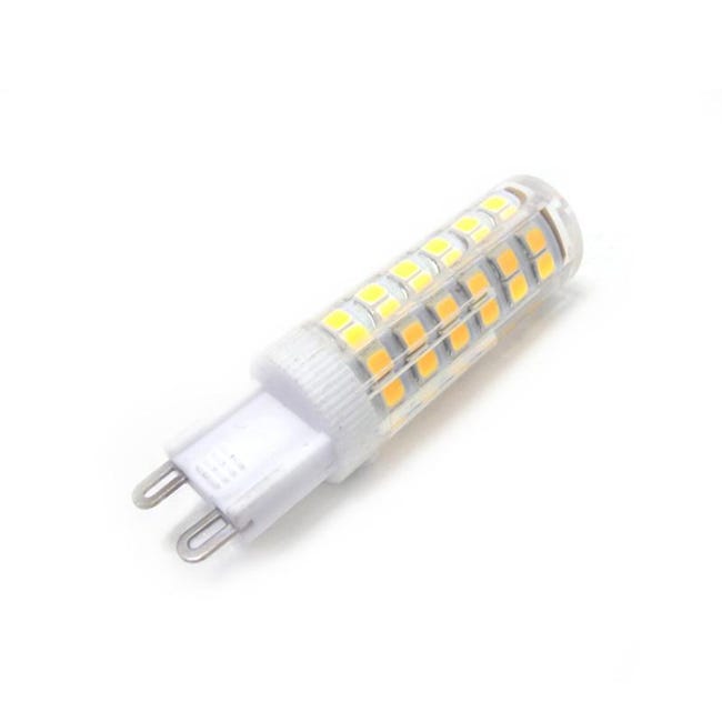 Ampoule LED G9 7W 220V 72LED 360° - Blanc 6000K - 8000K | Leroy Merlin