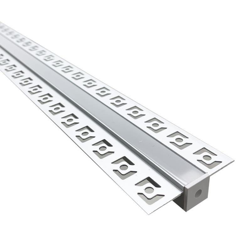 Profilé ruban LED Tarenta aluminium angle droit 1m avec couvercle