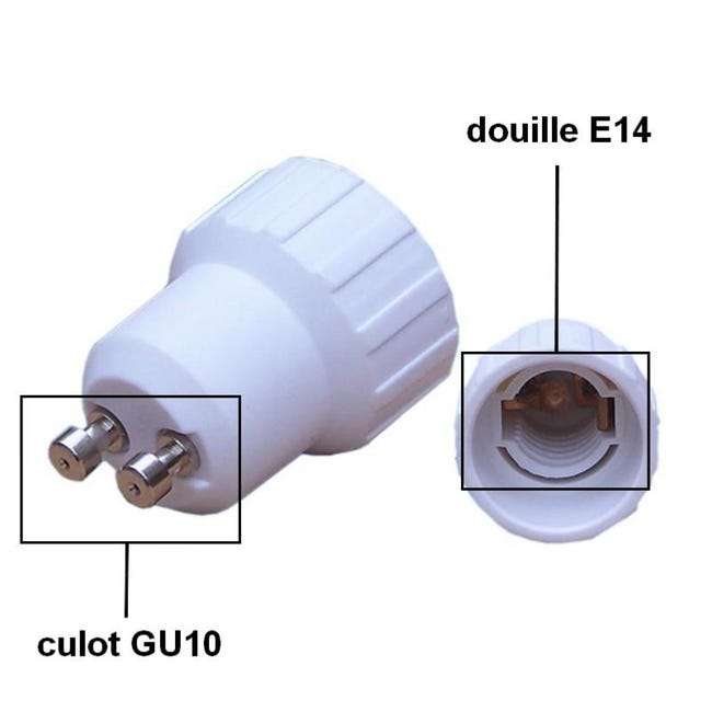 Douille culot GU10 avec câble PVC V-TAC ECO - 3423