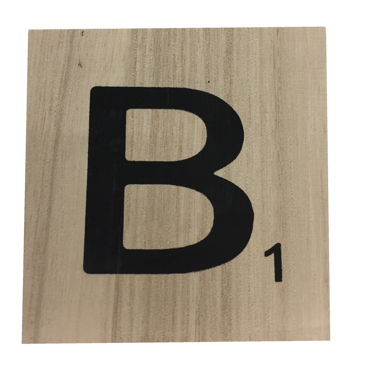 Lettre B Scrabble En Bois 10x10x0,6cm | Leroy Merlin