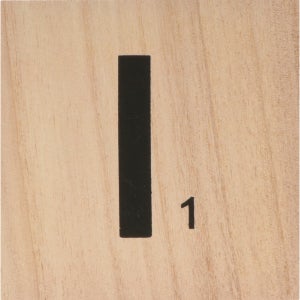 PRIX FOUS Lettre C scrabble en bois 10x10x0,6cm