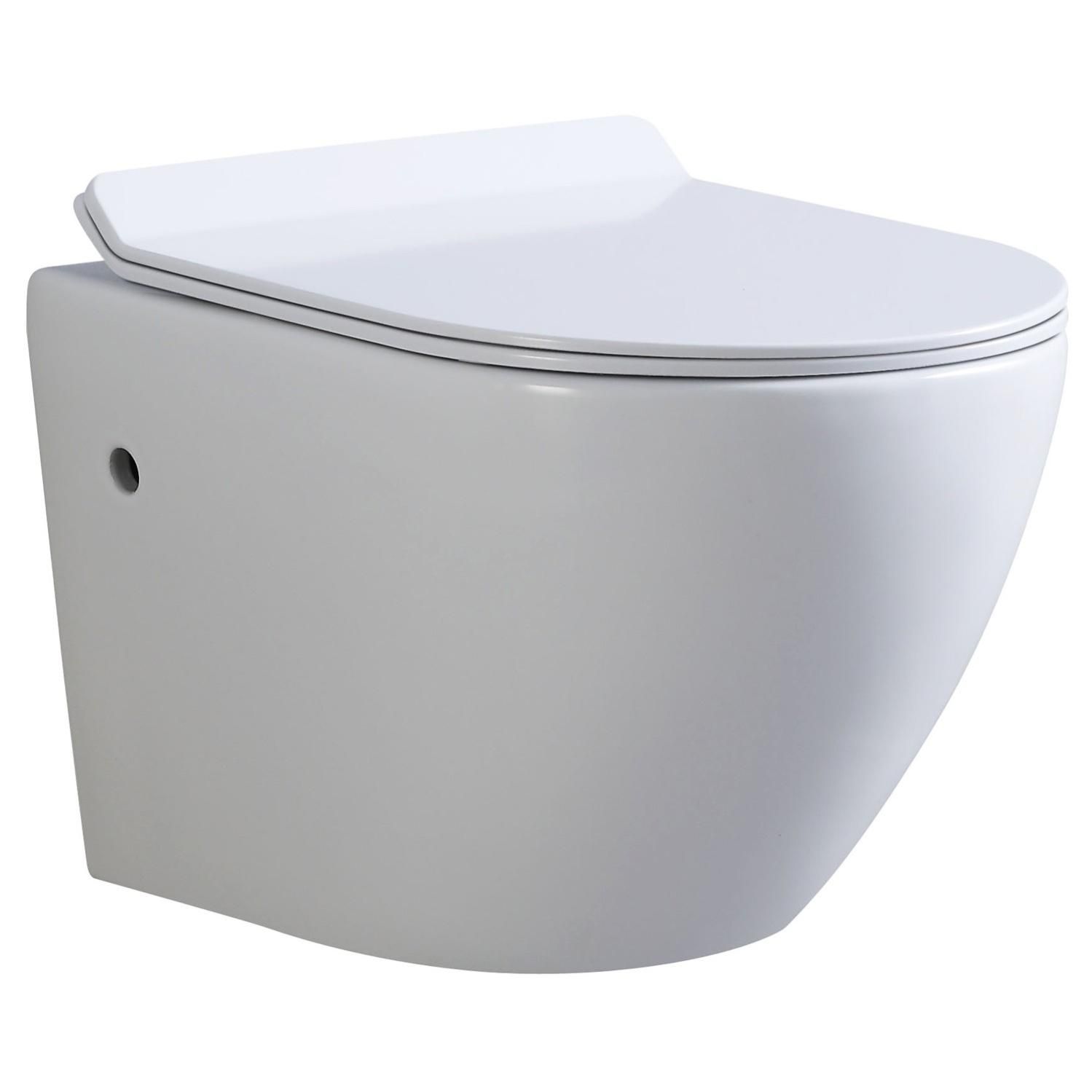Abattant wc suspendu top frein de chute