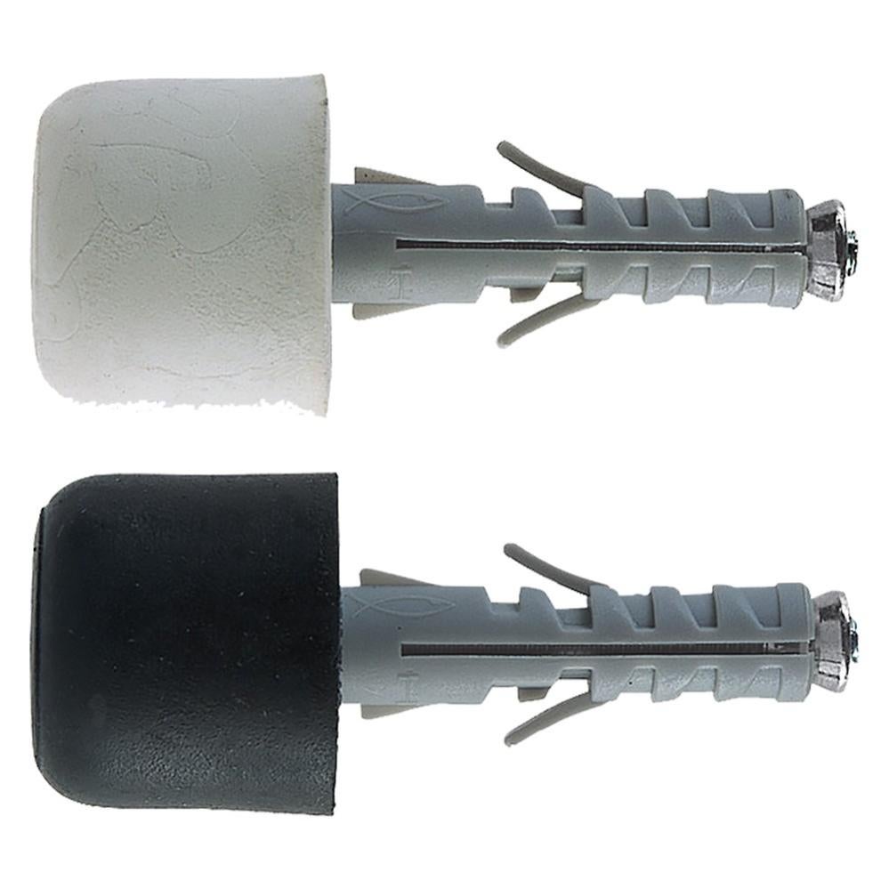 Set 2 Fermaporta In Gomma TPR Con Sacchetto Impermeabile – Cuneo Antivento Per Porte E Finestre, Antiscivolo Per Tutte Le Superfici, Flessibile E Regolabile