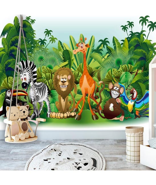 Papier Peint Jungle Animals 300x210 Leroy Merlin Papier Peint Jungle Animals 300x210 Leroy Merlin