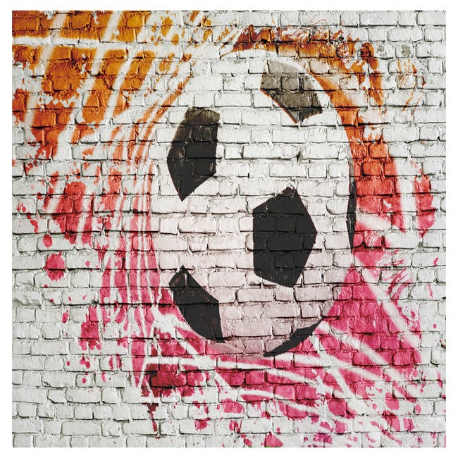 Papier peint - Street football L x H en cm 350x245