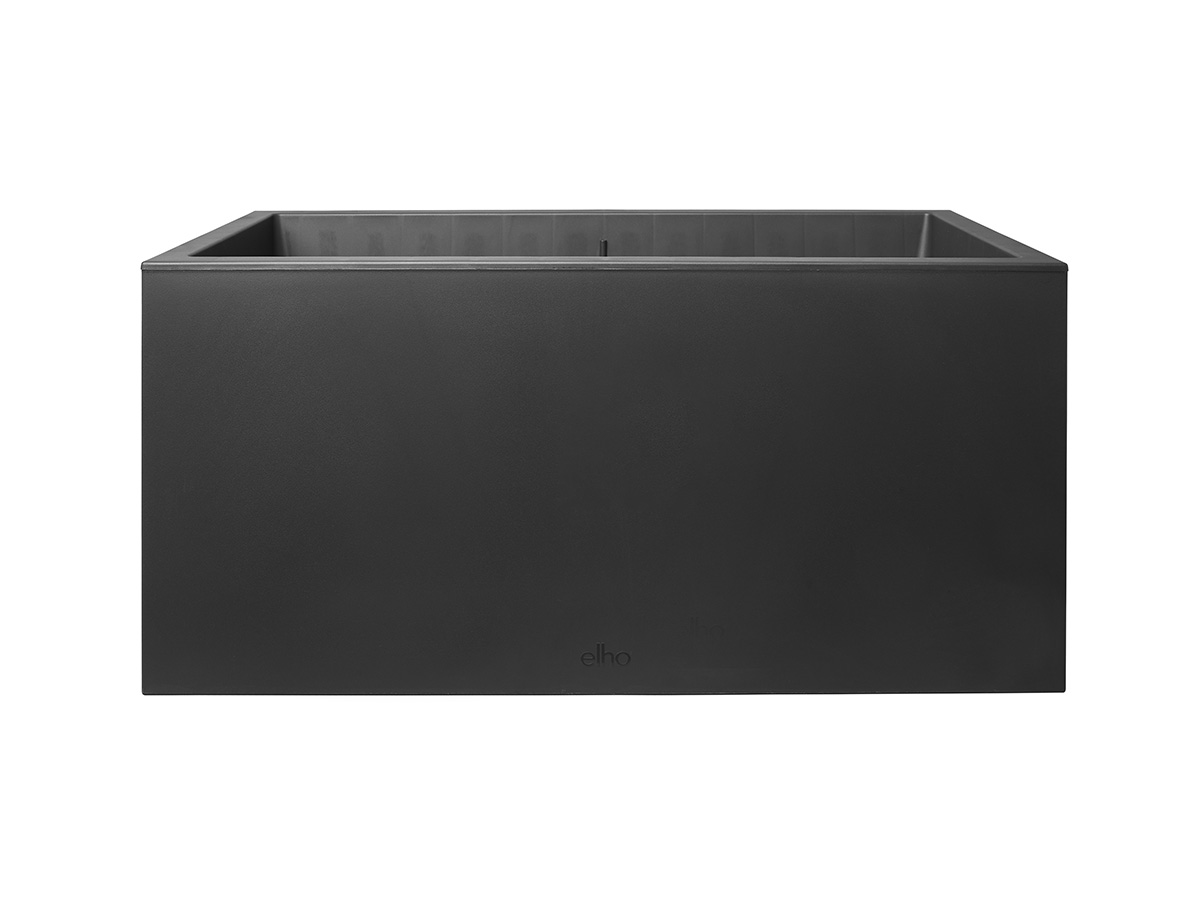 JARDINERA RECTANGULAR 80X39CM NEGRA Leroy Merlin