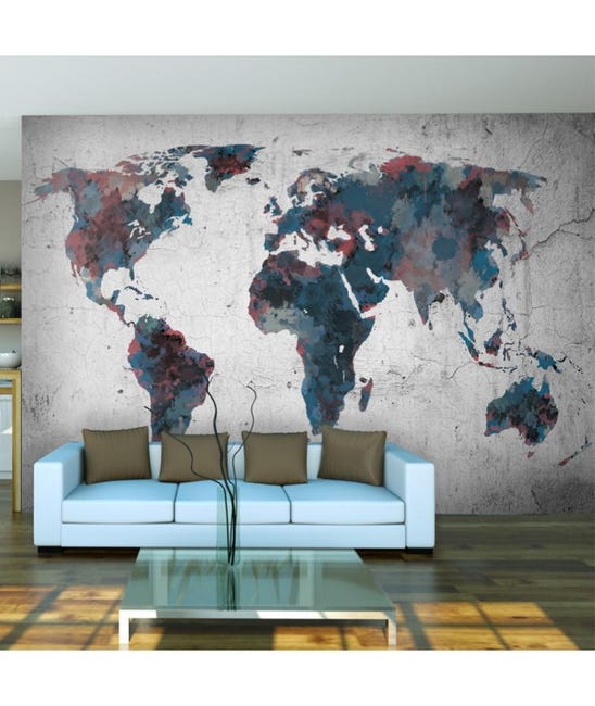 Papier Peint World Map On The Wall 300x231 Leroy Merlin Papier Peint World Map On The Wall 300x231 Leroy Merlin