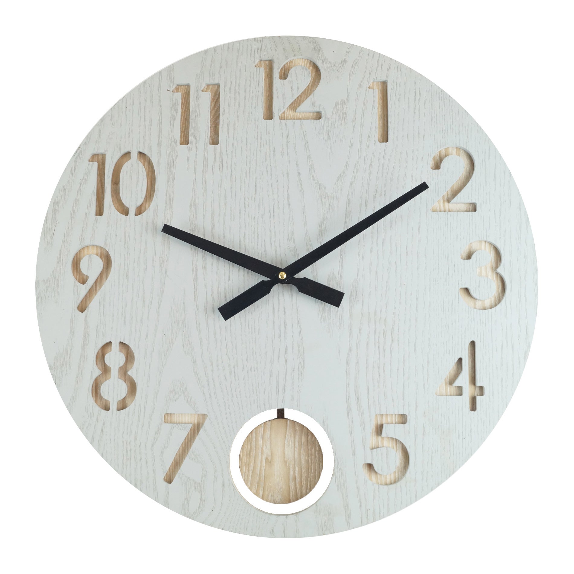 Rebecca mobili relojes de pared vintage mdf metal sala analógica 50x50x5