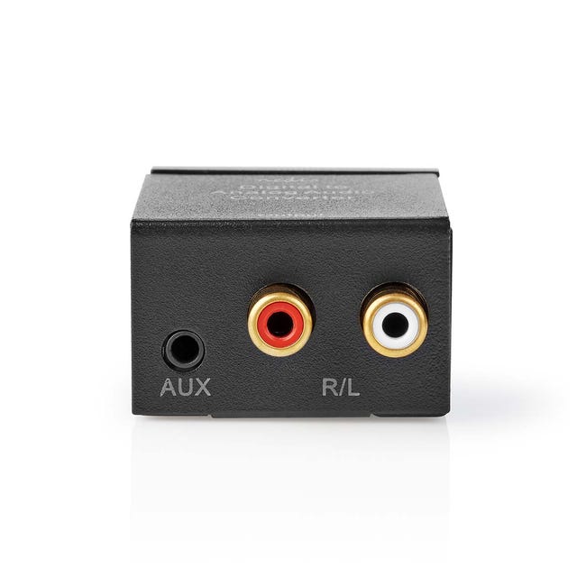 Convertisseur audio SPDIF numérique analogique mini (2x RCA + jack)