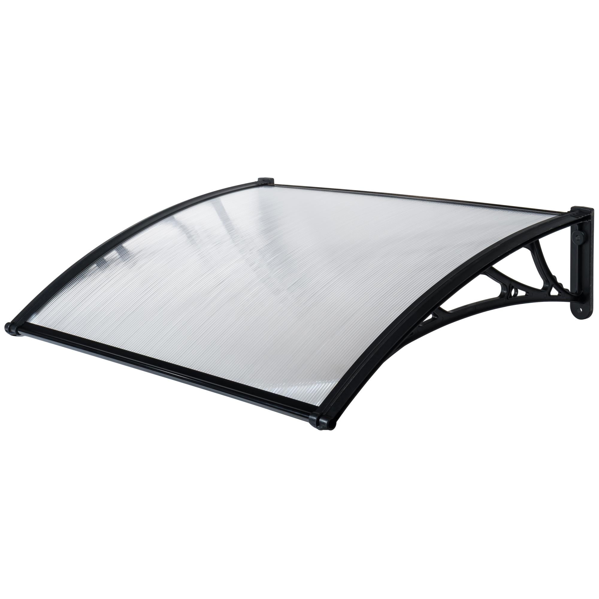 Marquise Polycarbonate 80x150 Cm - Protection Entrée Maison