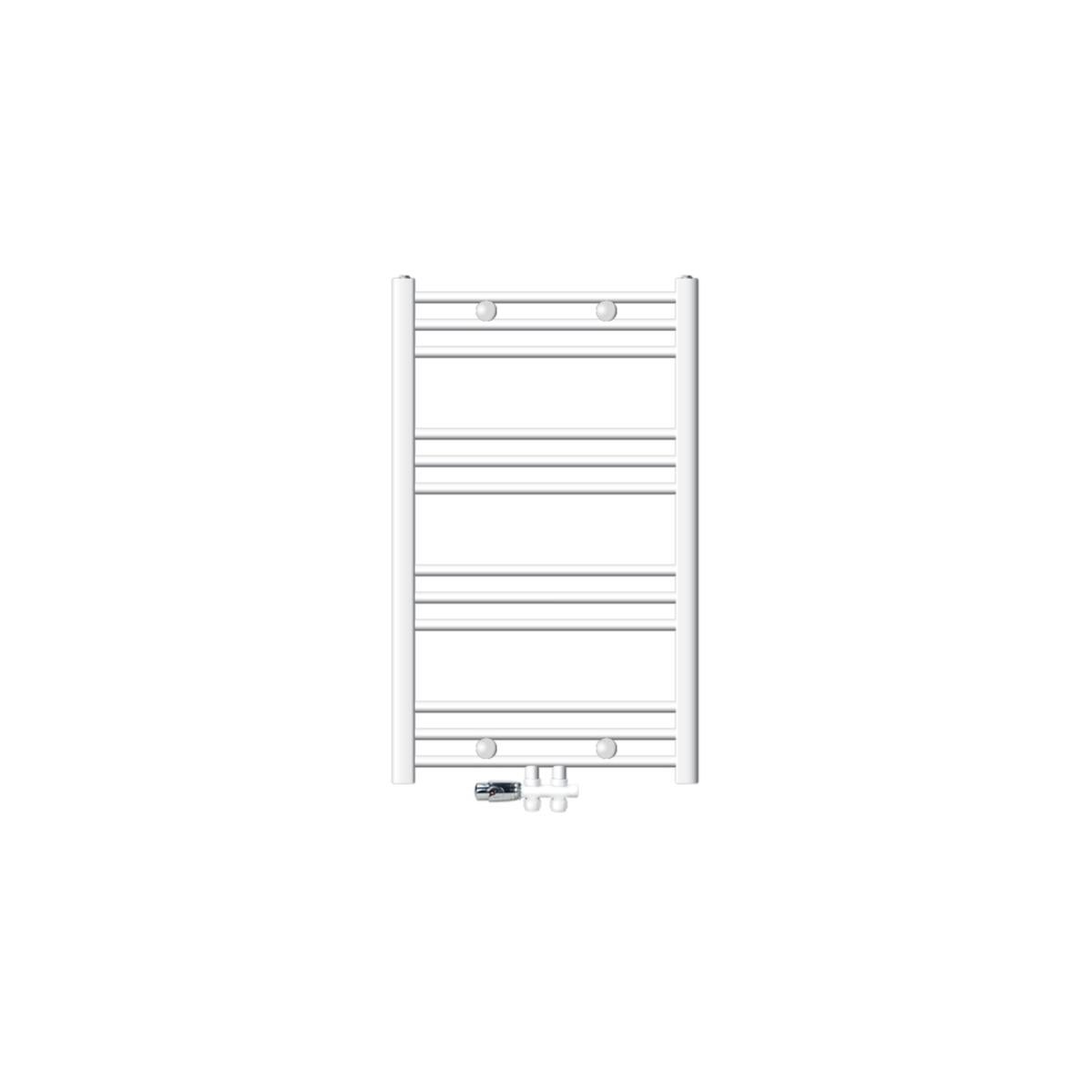 LuxeBath Radiatore Elettrico Da Bagno Iron EM 600 X 1400 Mm Antracite + Elemento Riscaldante 1200w Termosifone Con Termostato Touch Control Scaldasalviette Con Cartuccia Riscaldante Termoarredo Piatto 86998181