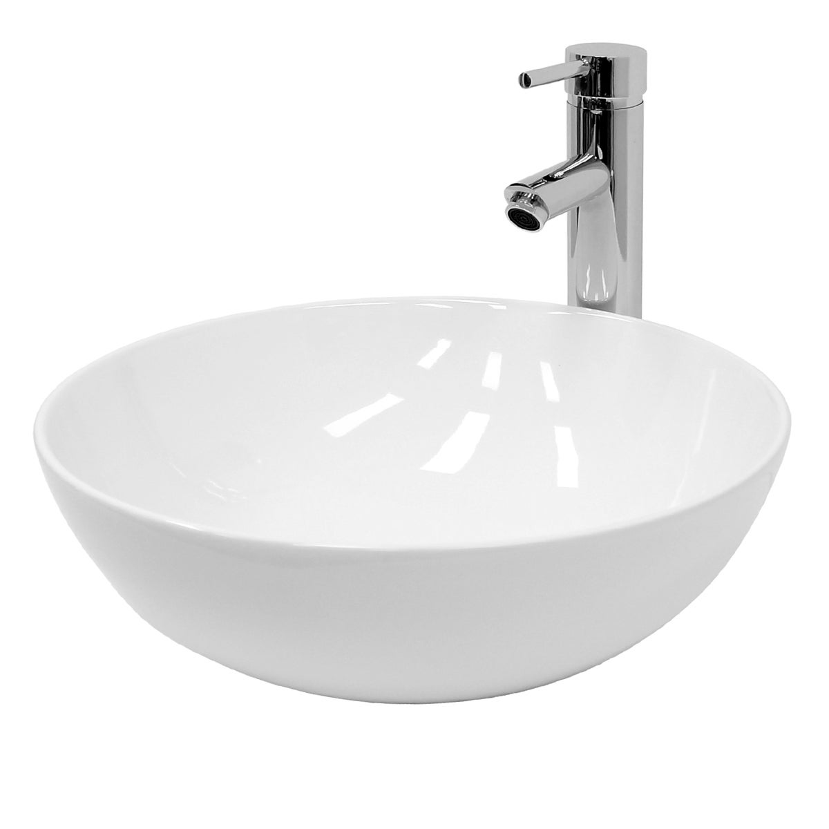 Lavabo pour salle de bain 50 x 38 x 12 cm SFINO OC50 Vasque à poser en céramique Starbath