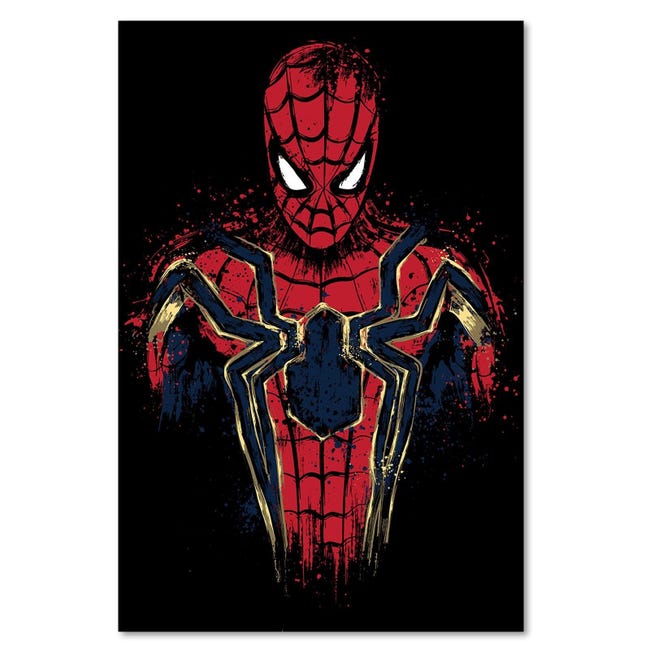 Tableau décoratif 90 x 65 cm Tableau Film SpiderMan Poster Film