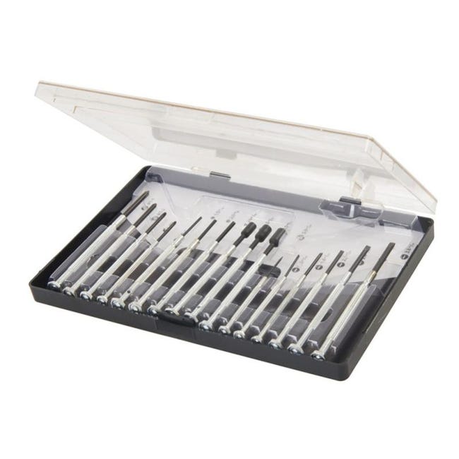 Juego de destornilladores para joyeros, 16 pzas SILVERLINE 633888 - 1